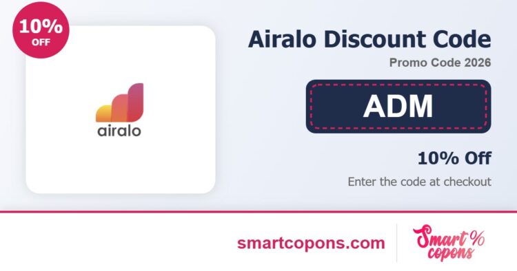 Airalo discount code ADM 2026
