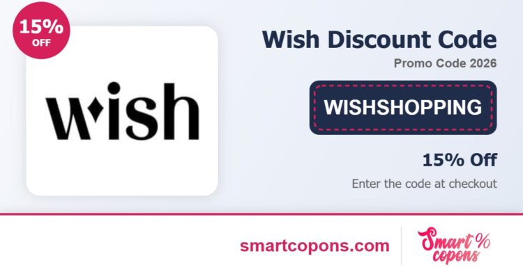 Wish discount code WISHSHOPPING 2026
