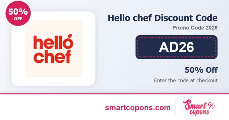 Hello chef discount code AD26 2026
