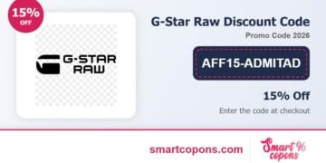 G-Star Raw discount code AFF15-ADMITAD 2026