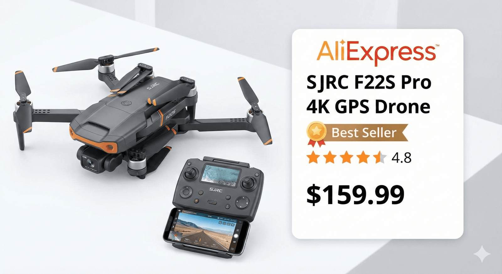 Best Drone on AliExpress SJRC F22S Pro