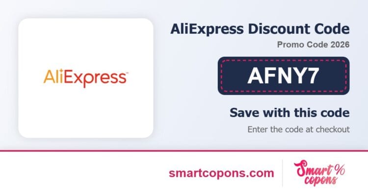 AliExpress discount code AFNY7 2026