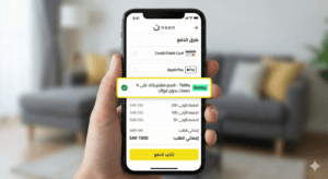 اختيار تابي كوسيلة دفع في نون