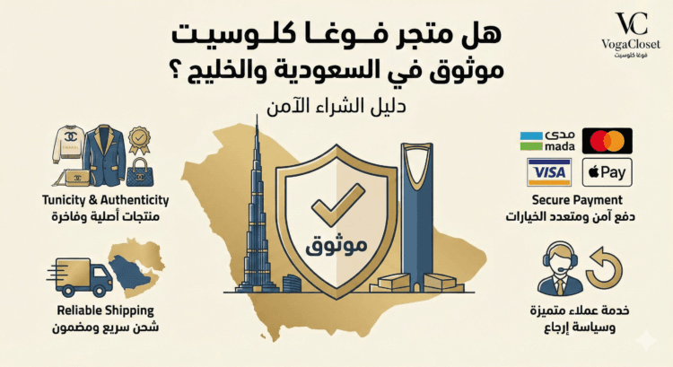 هل متجر فوغا كلوسيت موثوق في السعودية والخليج؟ دليل الشراء الآمن