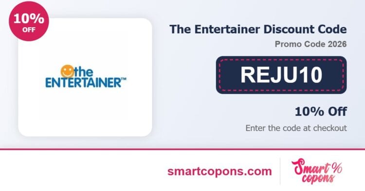 The Entertainer discount code REJU10 2026