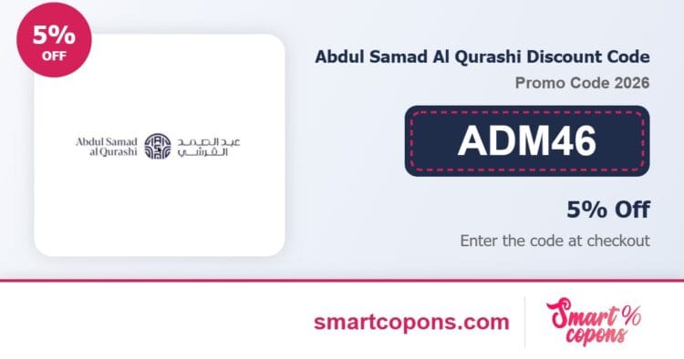 Abdul Samad Al Qurashi discount code ADM46 2026