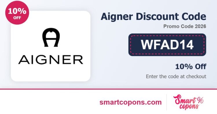 Aigner discount code WFAD14 2026