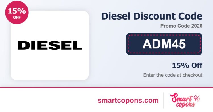 Diesel discount code ADM45 2026