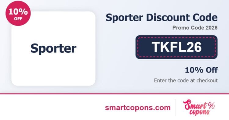 Sporter discount code TKFL26 2026
